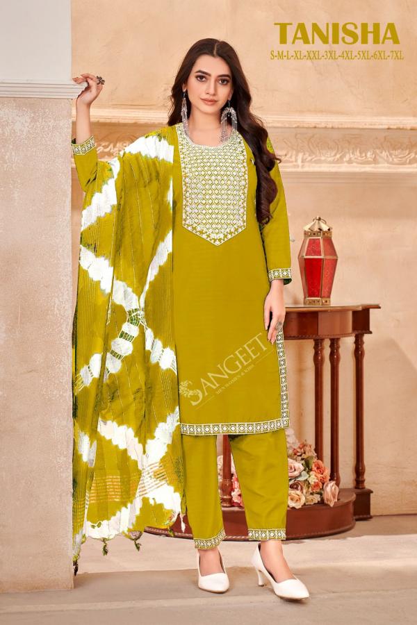 Tanisha 1001 Viscose Kurti Bottom With Dupatta Collection